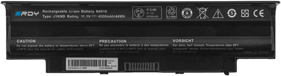 Green Cell Žalias Cell Akumuliatorius RDY J1KND į Dell Inspiron 13R 14R 15R 17R Q15R N4010 N5010