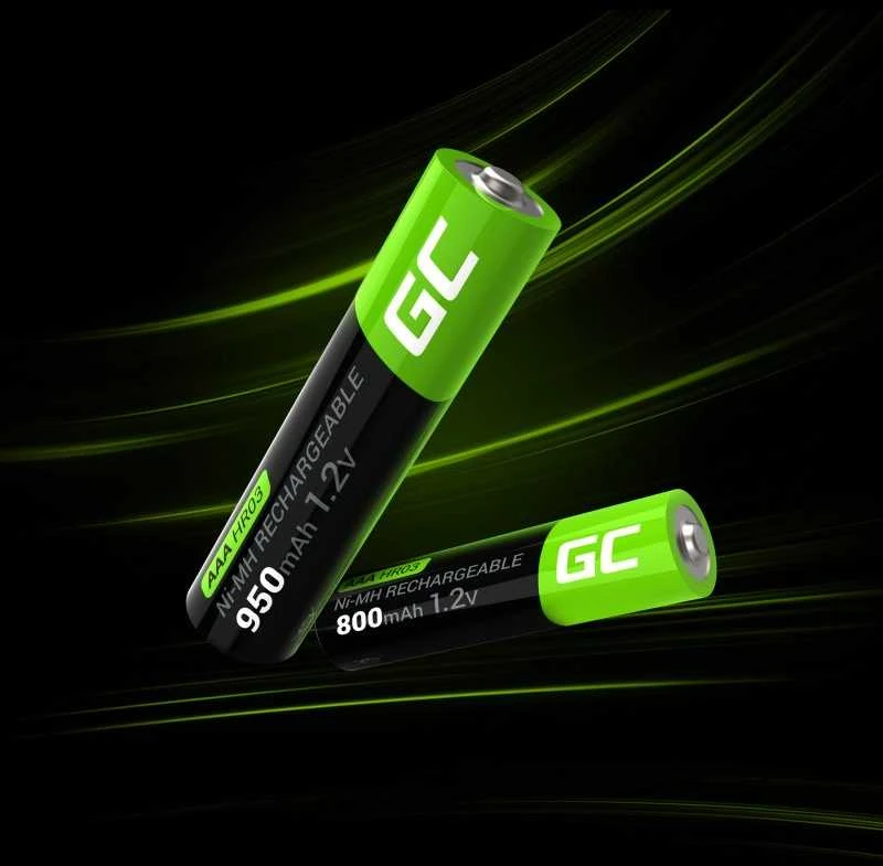 Green Cell Akumuliatorius Žalias Cell HR03 Ni-MH AAA 800mAh - 4vnt
