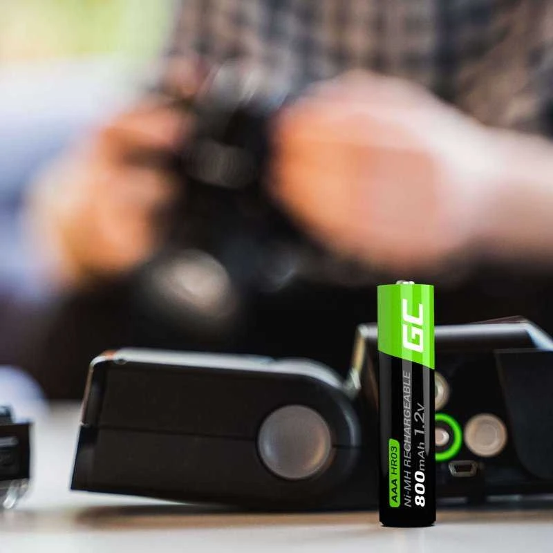 Green Cell Akumuliatorius Žalias Cell HR03 Ni-MH AAA 800mAh - 4vnt