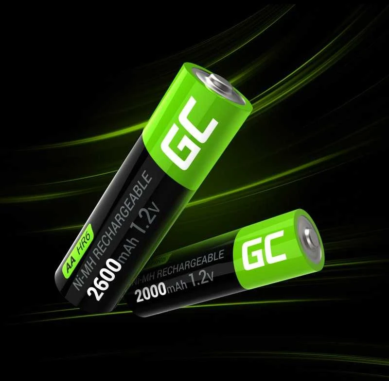 Green Cell Akumuliatorius Žalias Cell HR6 Ni-MH AA 2000mAh - 4vnt