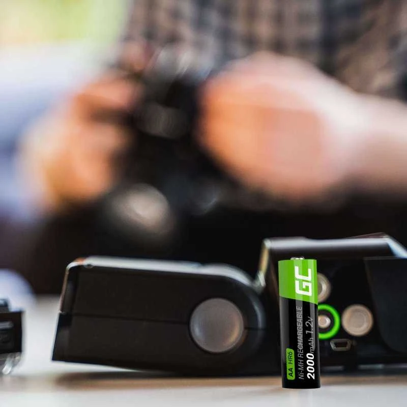 Green Cell Akumuliatorius Žalias Cell HR6 Ni-MH AA 2000mAh - 4vnt