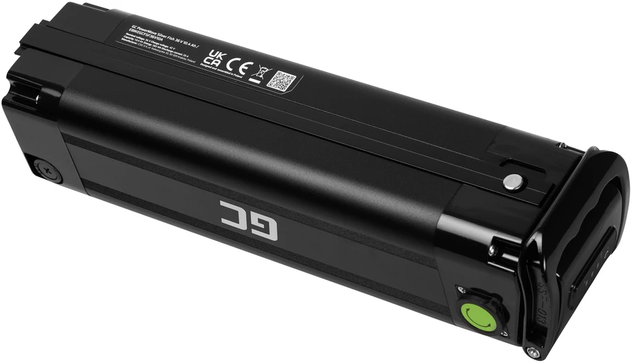 Green Cell GC akumuliatorius Ebike elektriniam dviračiui su įkrovikliu 36 V 11.6 Ah 417 Wh Silverfish, skirtas Zündapp, Telefunken ir kt, - OUTLET