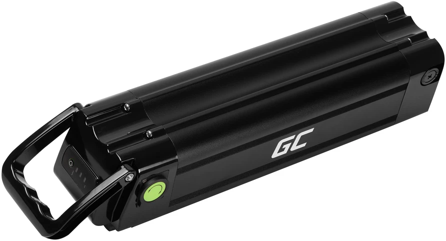 Green Cell GC akumuliatorius Ebike elektriniam dviračiui su įkrovikliu 36 V 11.6 Ah 417 Wh Silverfish, skirtas Zündapp, Telefunken ir kt, - OUTLET