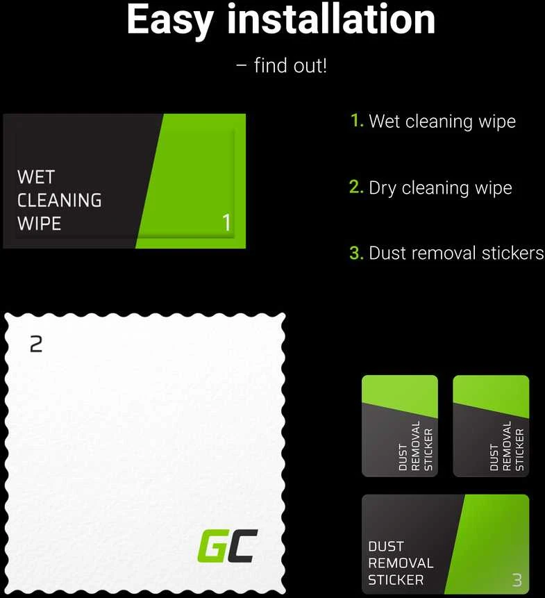Green Cell Žalias Cell GC Clarity ekrano apsauga, skirta Apple iPhone 6 6S - balta
