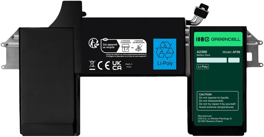 Green Cell Greencell baterija A2389, skirta Apple MacBook Air M1 13 A2337 2020 – IŠPARDAVIMAS