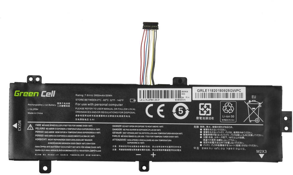Green Cell Greencell baterija L15C2PB3 L15L2PB4 L15M2PB3 L15S2TB0, skirta Lenovo Ideapad 310-15IAP 310-15IKB 310-15ISK 510-15IKB - IŠPARDAVIMAS