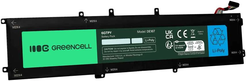 Green Cell „Žalias Cell Greencell“ baterija, skirtas „Dell 6GTPY GPM03“ „Dell Precision 5530 5520 5540 XPS15“