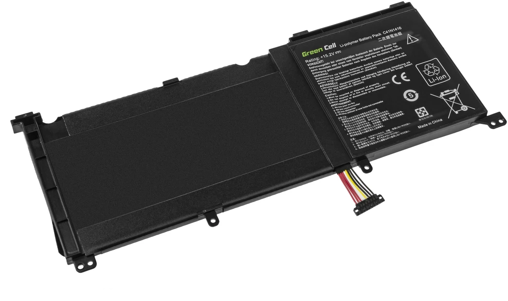 Green Cell Greencell C41N1416 baterija, skirta Asus G501J G501JW G501V G501VW ir Asus ZenBook Pro UX501 UX501J UX501JW UX501V UX501VW - IŠPARDAVIMAS