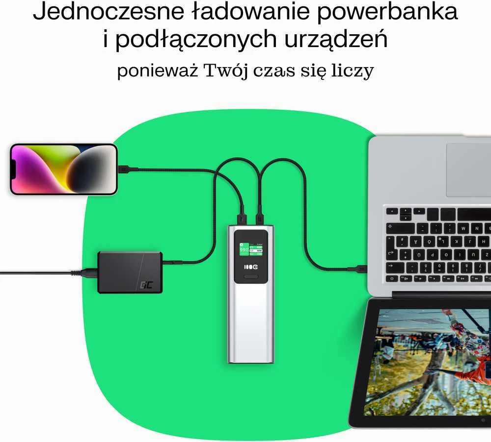 Green Cell „Greencell PowerPlay Ultra“ 25200 mAh 140 W