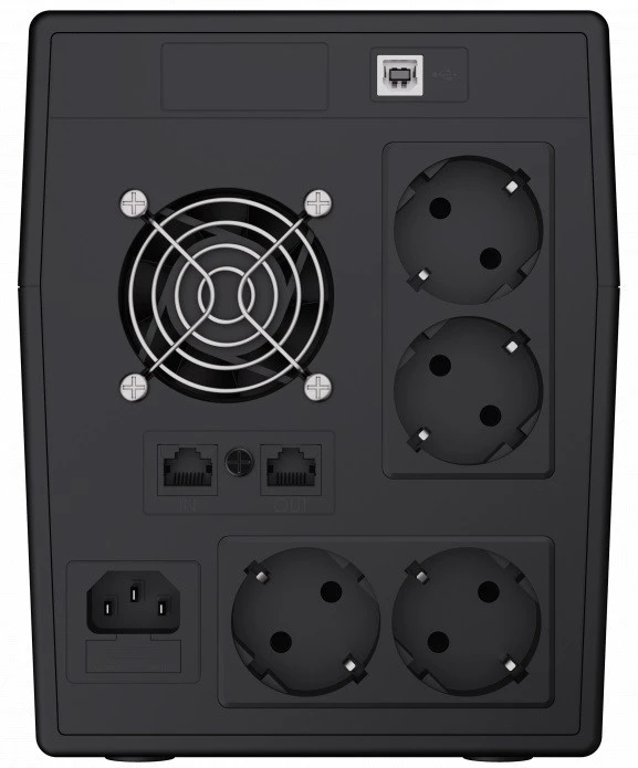 Green Cell Greencell nepertraukiamo maitinimo šaltinis (UPS) 1500 VA 900 W, galios nepraleidžiantis – OUTLET