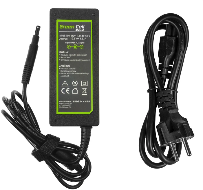 Green Cell Greencell PRO įkroviklis / kintamosios srovės adapteris 19.5 V 3.33 A 65 W, skirtas HP Pavilion 15-B 15-B020EW 15-B020SW 15-B050SW 15-B110SW - LIZDAS