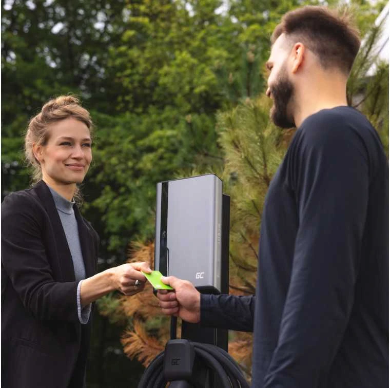 Green Cell Žalias Cell HabuDen NFC kortelių rinkinys – EV įkrovimo stoties prieigos kortelės