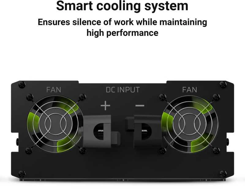 Žalias Cell Inverteris 12V/230V 3000W/6000W Sinusinė išėjimo įtampa Žalias Cell