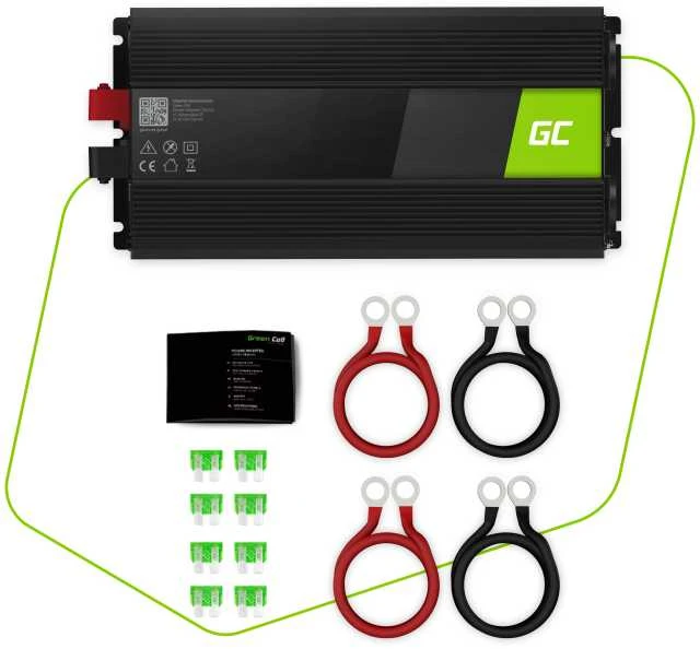 Žalias Cell Inverteris 12V/230V 3000W/6000W Sinusinė išėjimo įtampa Žalias Cell