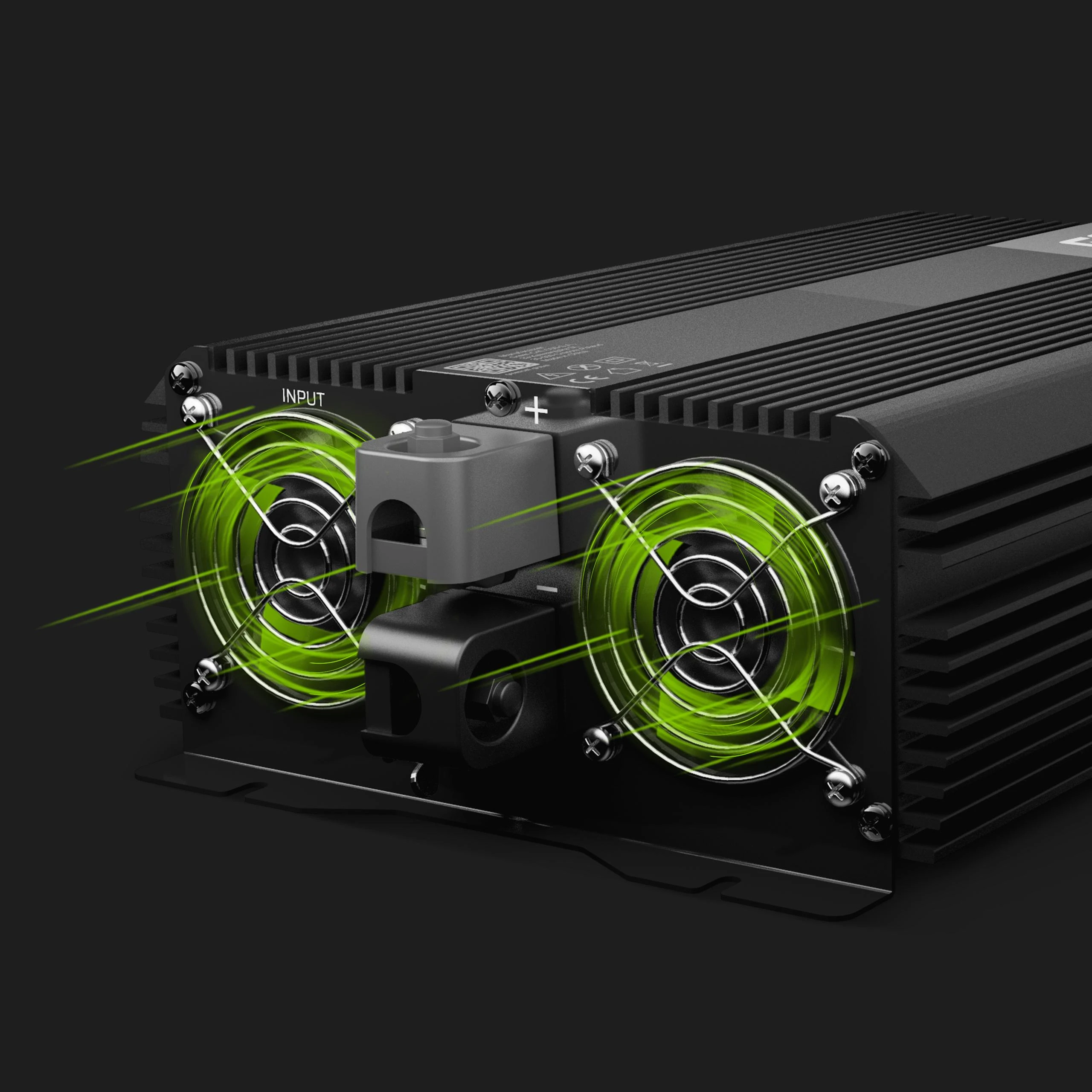 Green Cell Žalias Cell Inverteris 12V/230V 3000W/6000W modifikuota išėjimo įtampa Žalias Cell