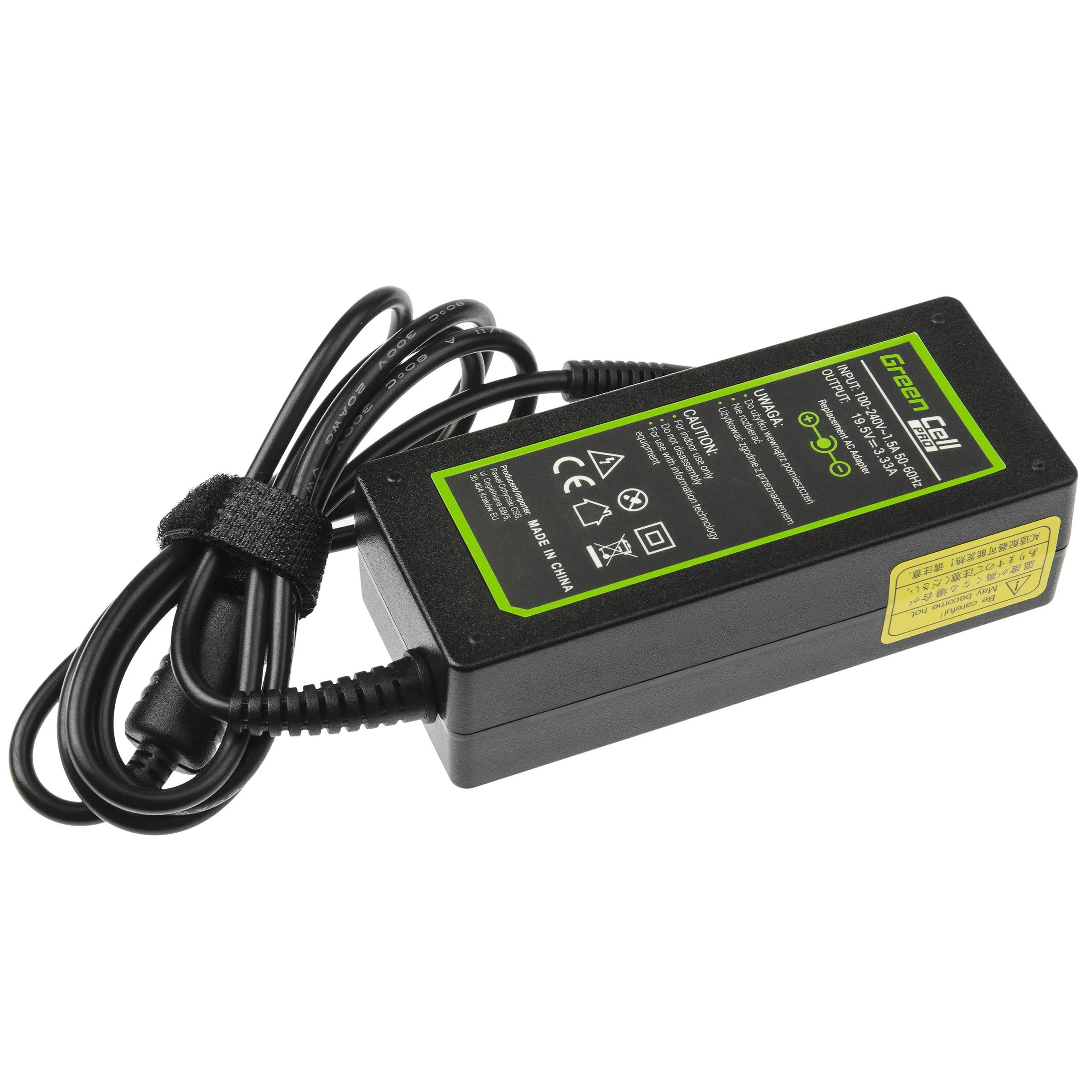 Green Cell Nešiojamų kompiuterių įkroviklis Greencell AD42P PRO 65W 19.5V HP