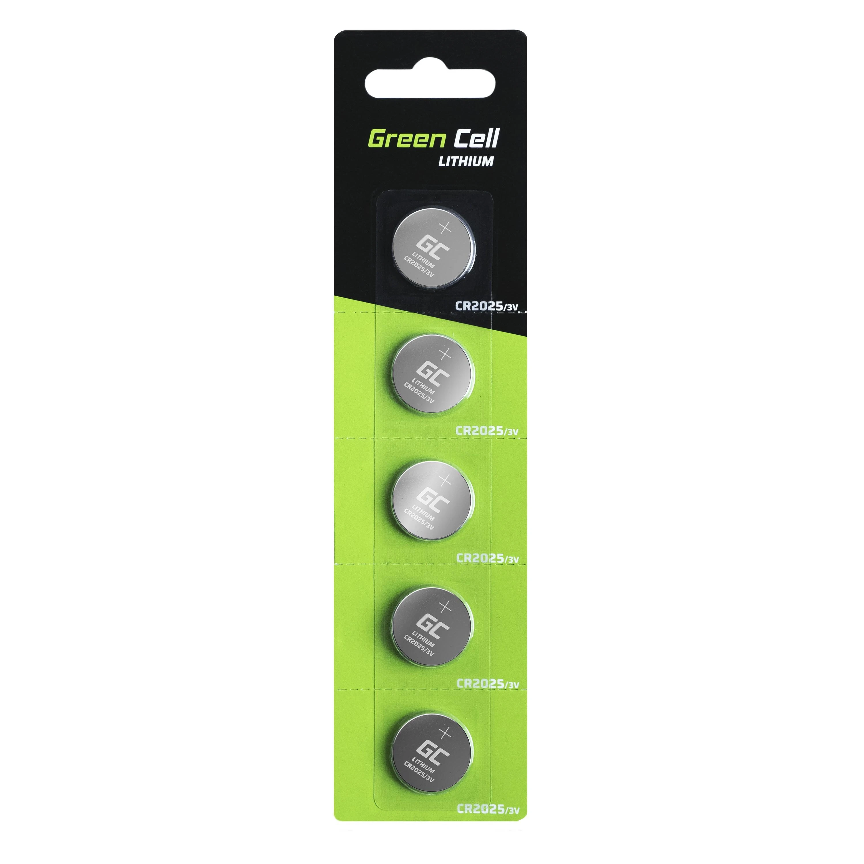 CR2025 ličio baterijos Green Cell 5 vnt. pakuotė