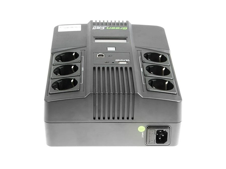 Green Cell Žalias Cell GREENCELL UPS07 UPS Žalias Cell AiO su LCD 800VA