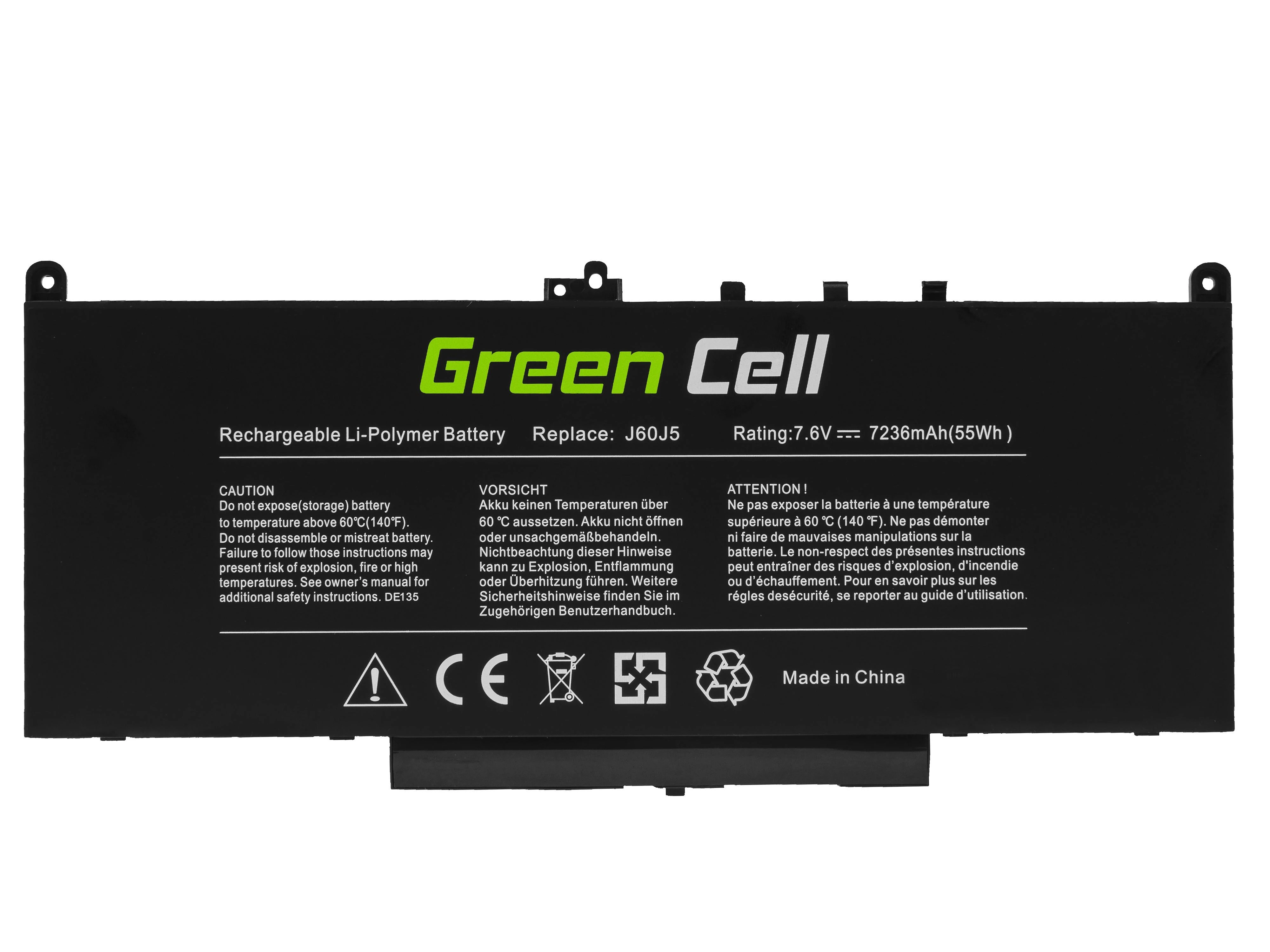 Žalias Cell Bateria Žalias Cell J60J5 do Dell Latitude E7270 E7470