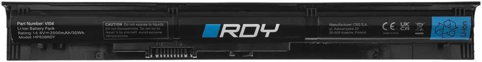 Žalias Cell RDY nešiojamojo kompiuterio baterija VI04 VI04XL 756743-001 756745-001, skirta HP ProBook 440 G2 445 G2 450 G2 455 G2 Envy 15 17 Pavilion 15 14.8V