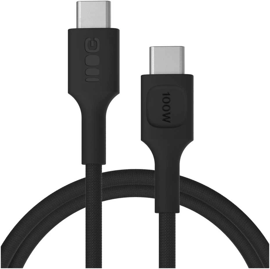Green Cell Žalias Cell USB-C laidas 1.2 m 100 W Greencell PowerStream greito įkrovimo PD Panther Juodas
