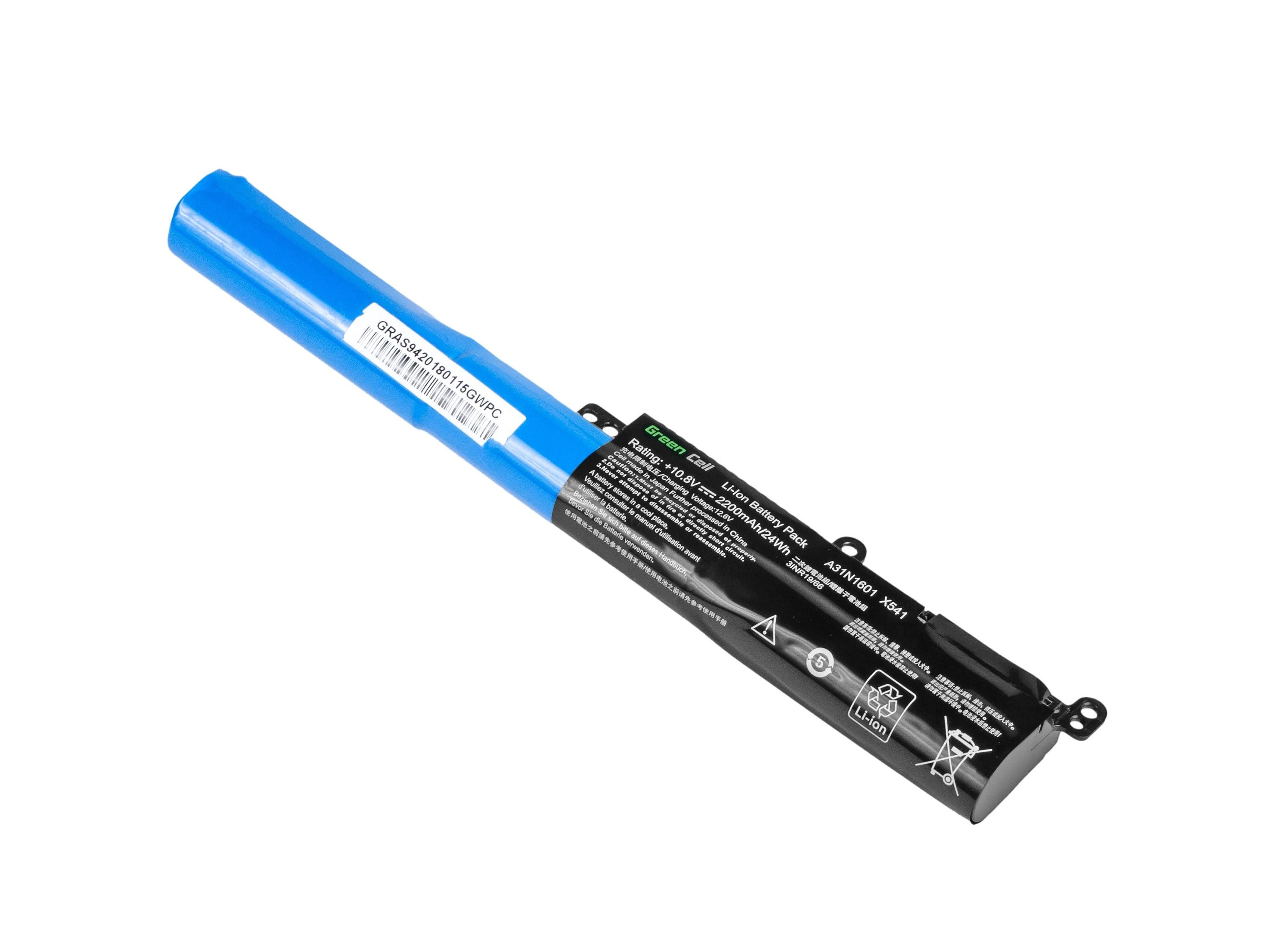 Žalias Cell GREENCELL AS94 Baterija Žalias Cell A31N1601 A31LP4Q, skirta Asus R541N R541S R541U Asus Vivobook Max