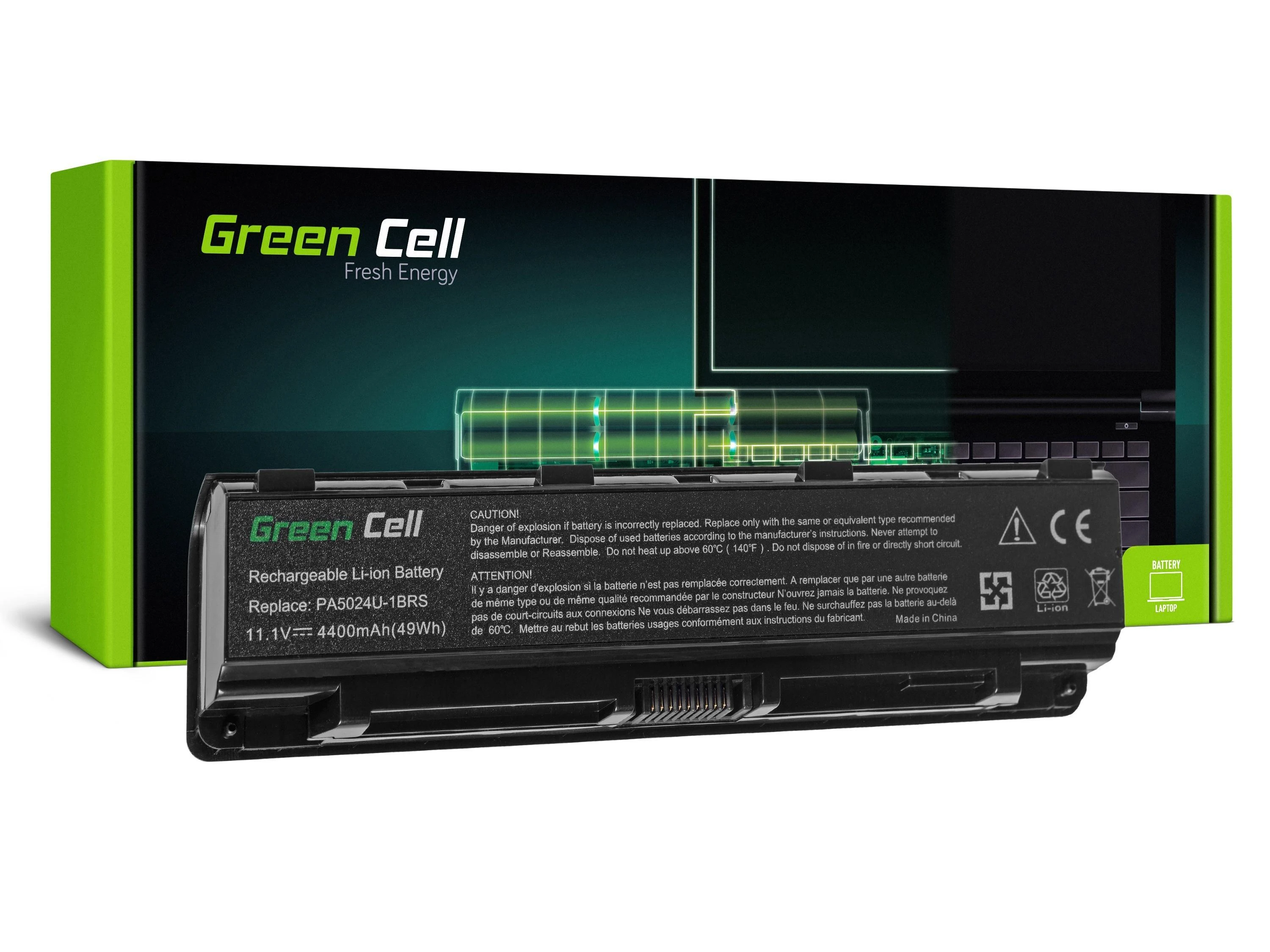 Green Cell Žalias Cell GREENCELL TS13 Baterija Žalias Cell PA5024U-1BRS skirta Toshiba Satellite C850 C850D C855 C870 C875