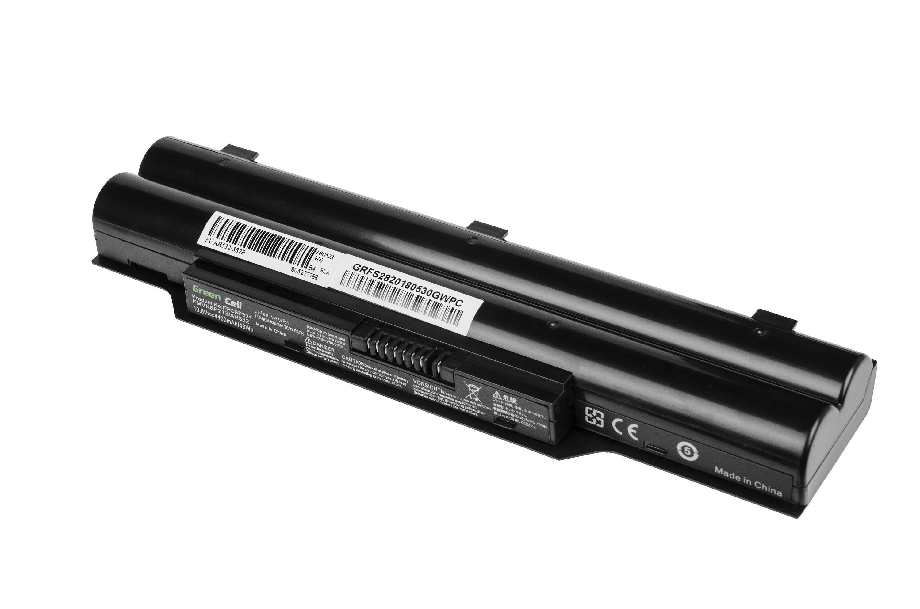 Green Cell Žalias Cell Žalias Cell akumuliatorius, skirtas Fujitsu Lifebook A532 AH532 / 11.1V 4400mAh