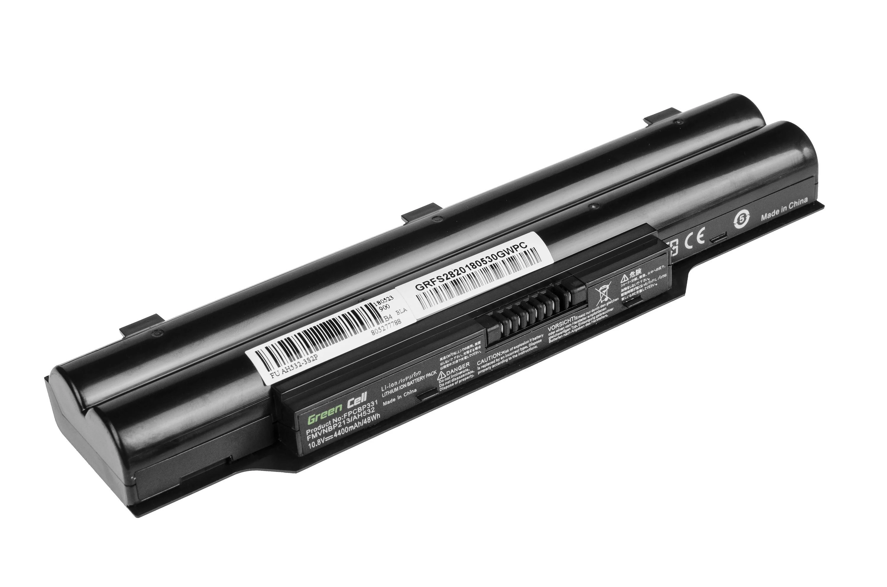 Green Cell Žalias Cell Žalias Cell akumuliatorius, skirtas Fujitsu Lifebook A532 AH532 / 11.1V 4400mAh