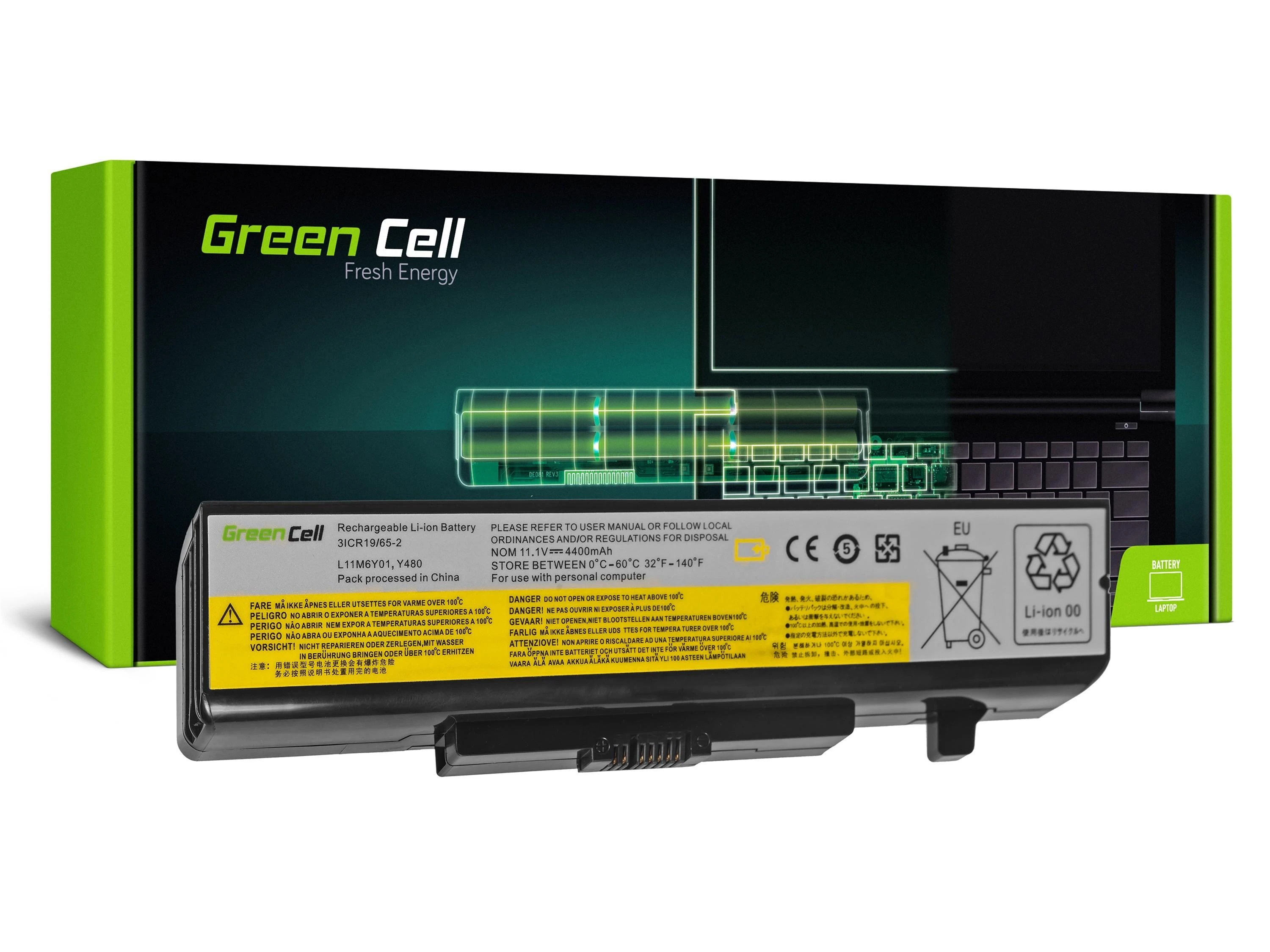 Žalias Cell Baterija Žalias Cell skirta Lenovo B580 B590 G500 G505 G510 G580 G585 G700 G710 P