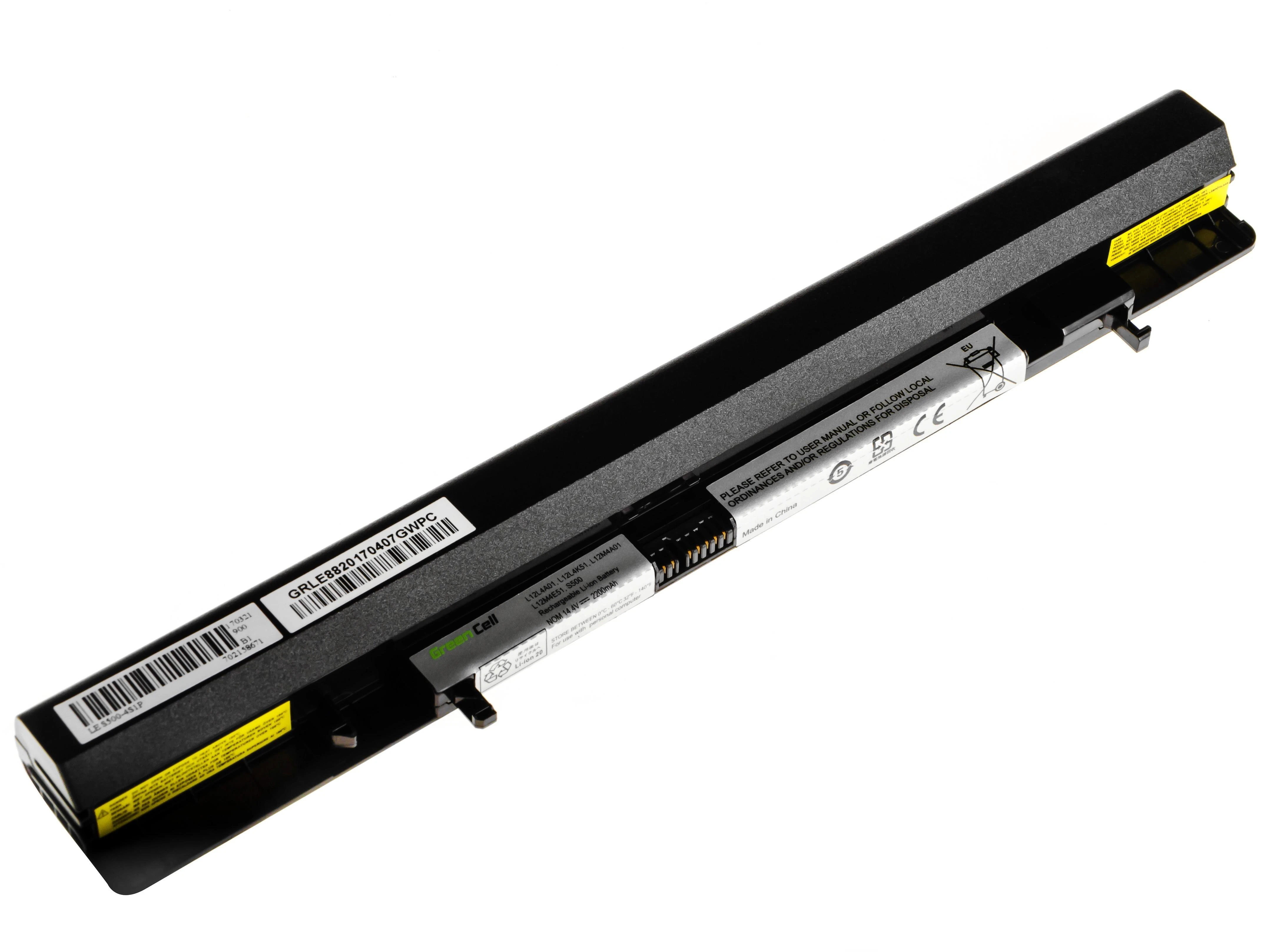 GREENCELL LE88 Baterija Žalias Cell L12S4A01 skirta Lenovo IdeaPad S500 Flex 14 14D 15 15D