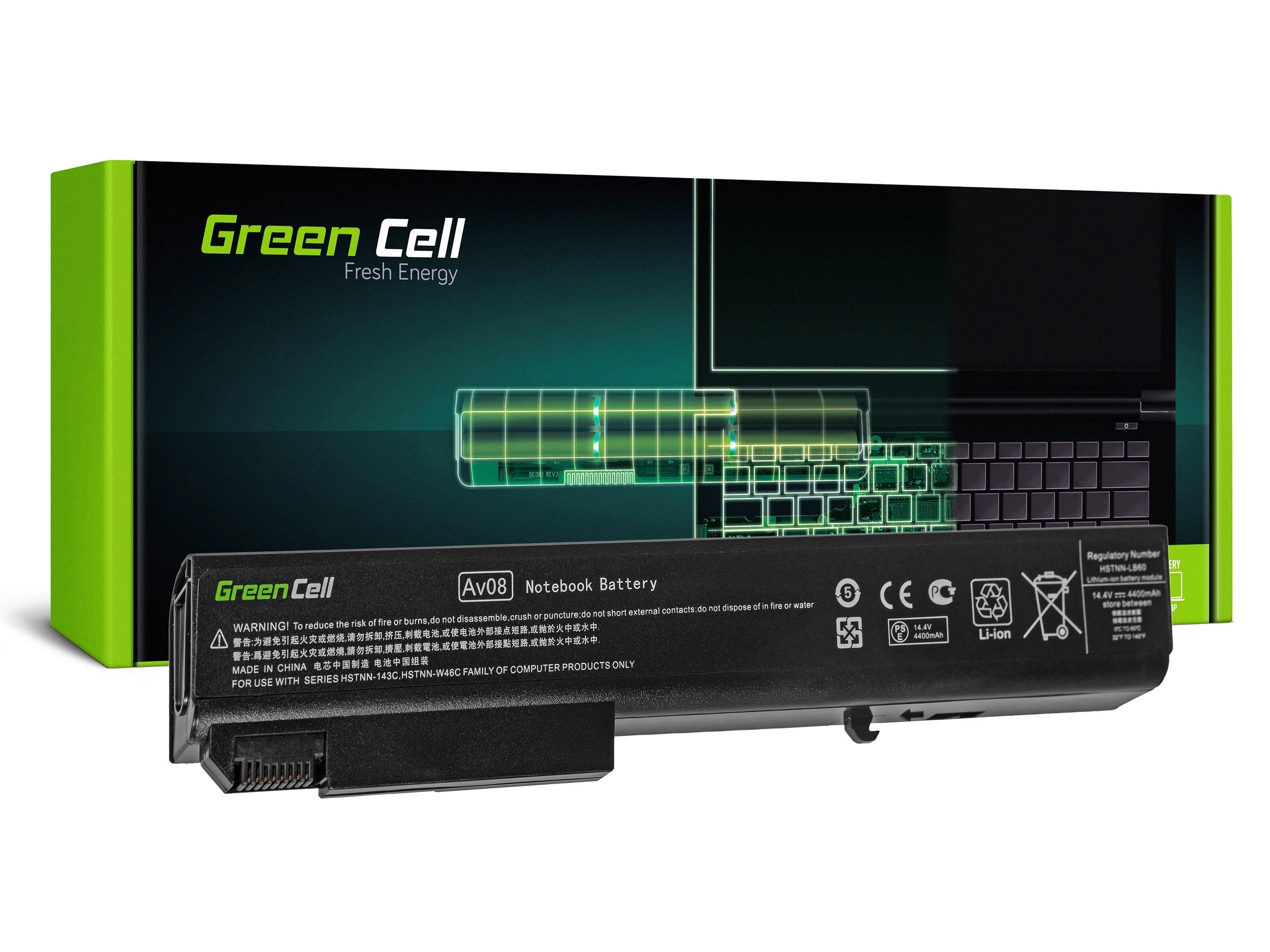 GREENCELL HP15 Baterija Žalias Cell, skirta HP Elitebook 8530p 8530W HSTNN-LB60
