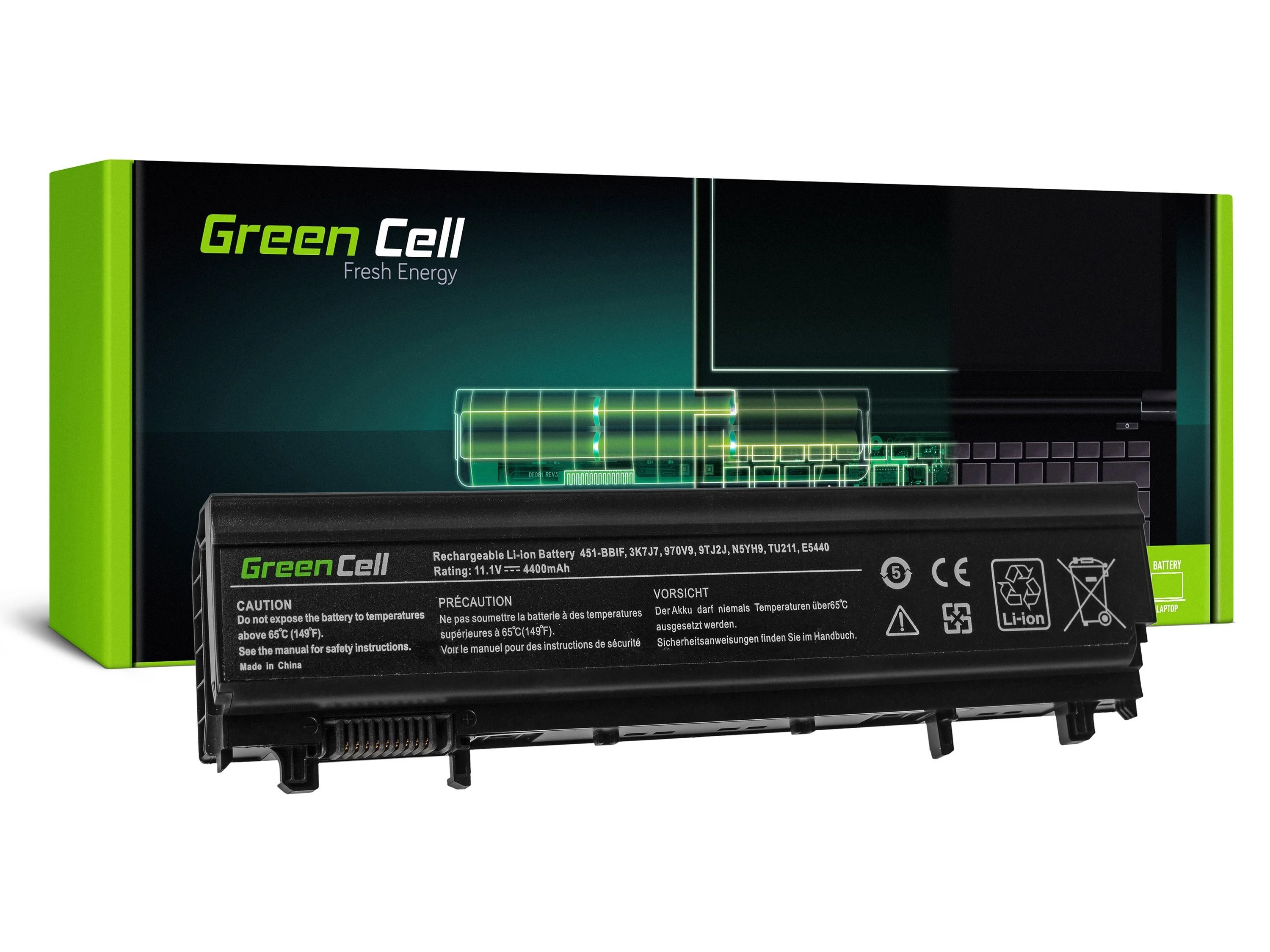 Green Cell Žalias Cell GREENCELL DE80 Baterija Žalias Cell VV0NF N5YH9, skirta Dell Latitude E5440 E5540