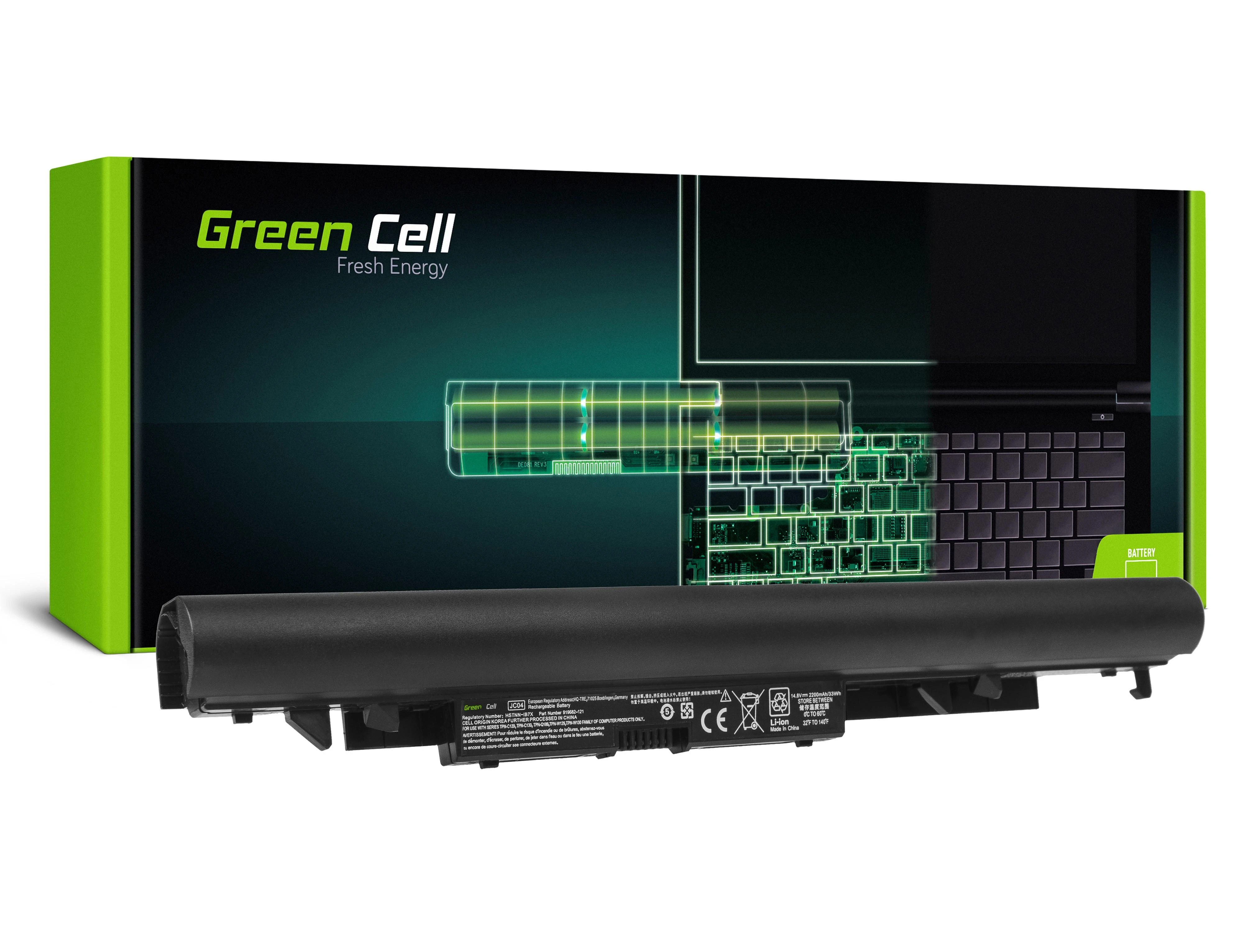 Green Cell Žalias Cell GREENCELL HP142 Žalias Cell Baterija do HP 240 245 250 255 G6 / 14,4 V 2200 mAh