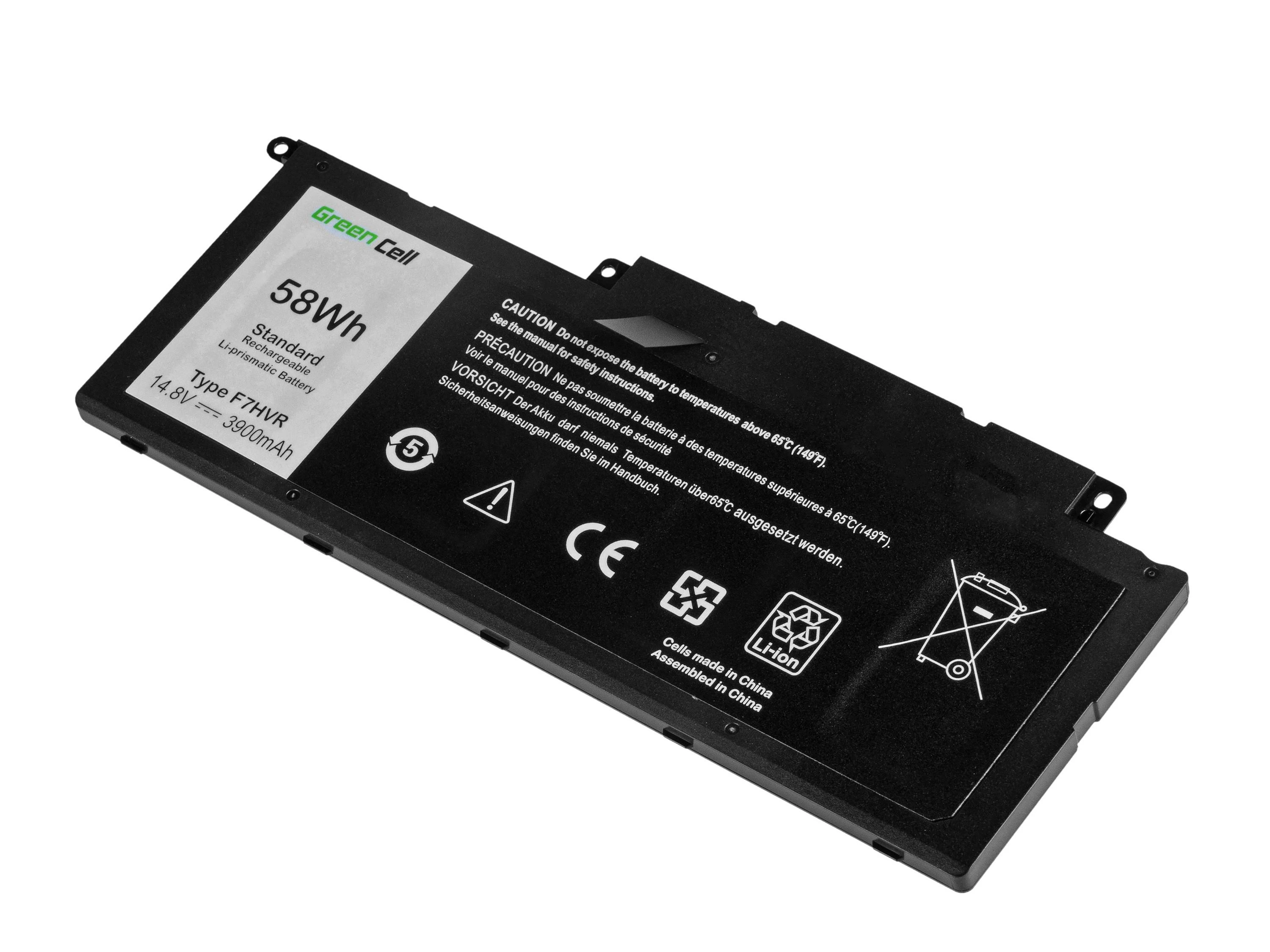 Green Cell nešiojamojo kompiuterio baterija F7HVR, skirta Dell Inspiron 15 7537 17 7737 7746, Dell Vostro 14 5459