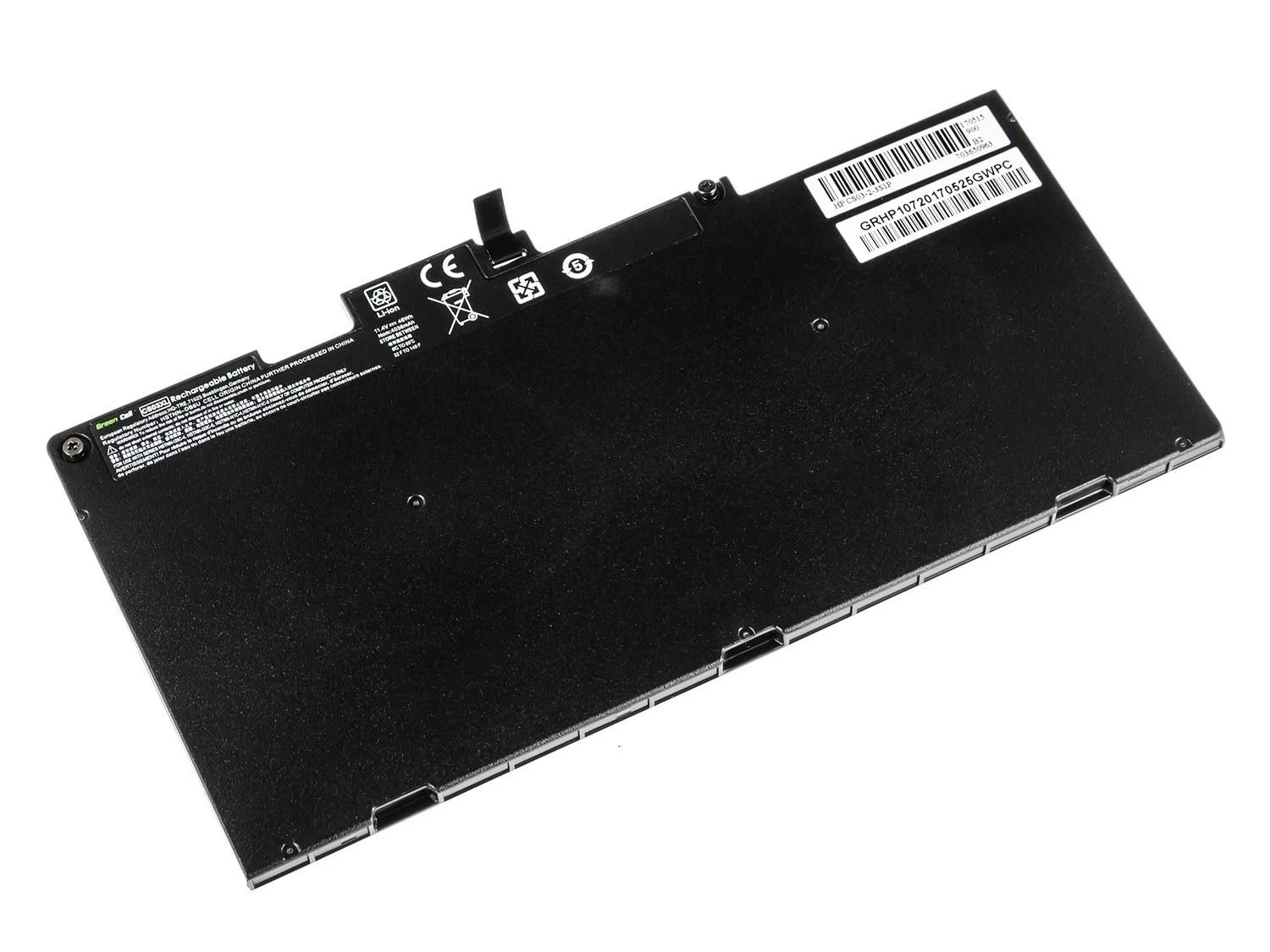 GREENCELL HP107 Baterija Žalias Cell CS03XL, skirta HP EliteBook 745 G3 755 G3 840 G3 848 G3 850 G3