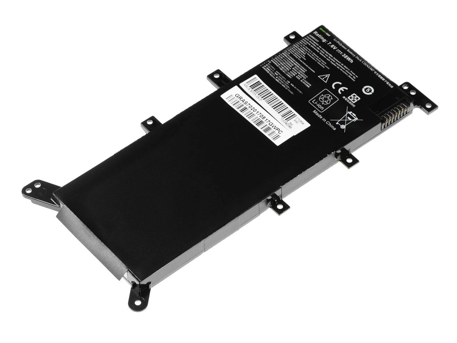 GREENCELL AS70 Baterija C21N1347, skirta Asus A555 A555L F555 F555L F555LD K555 K555L K55