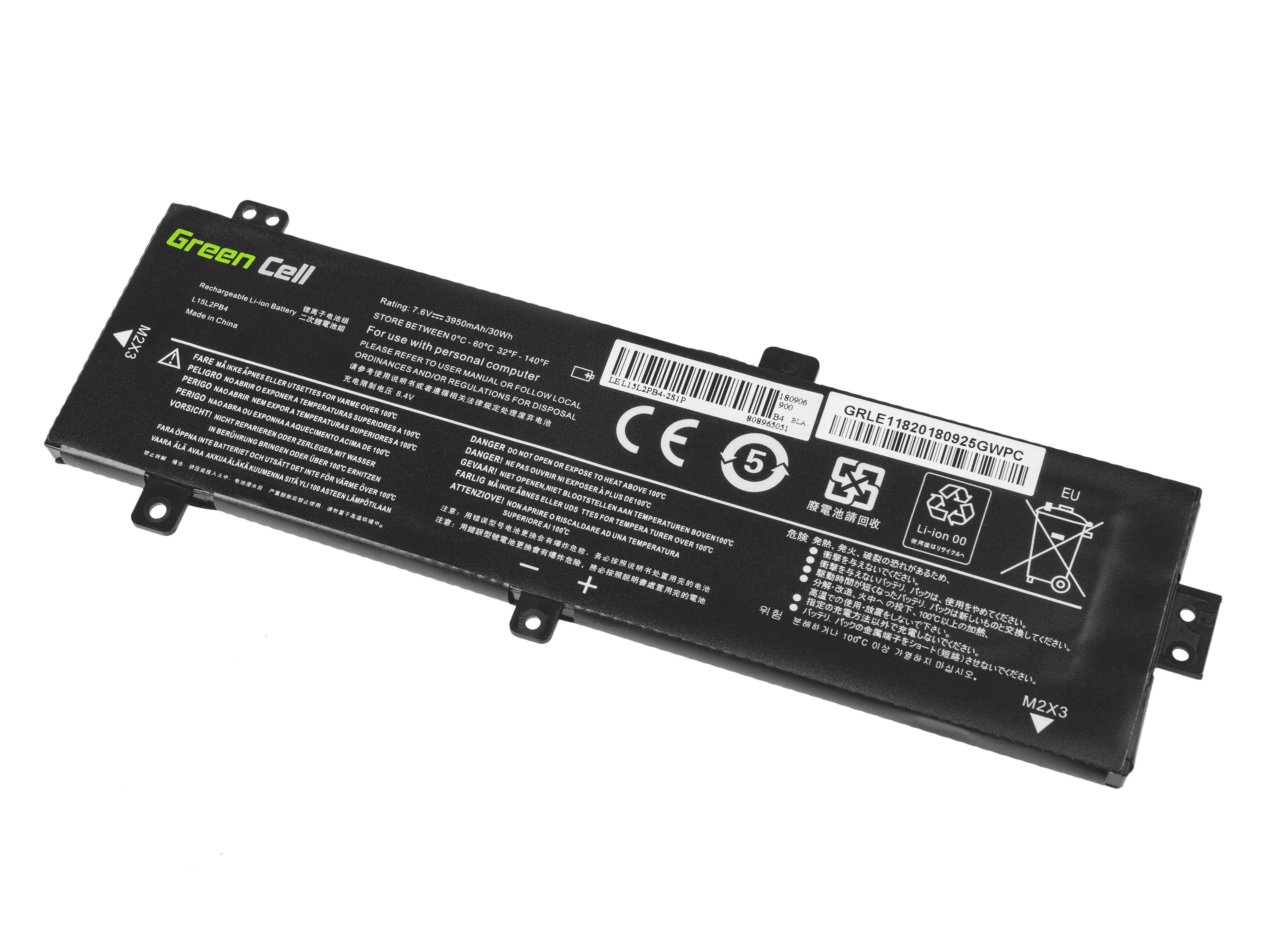 GREENCELL Baterija L15C2PB3 L15L2PB4 skirta Lenovo Ideapad 310-15IAP 310-15IKB