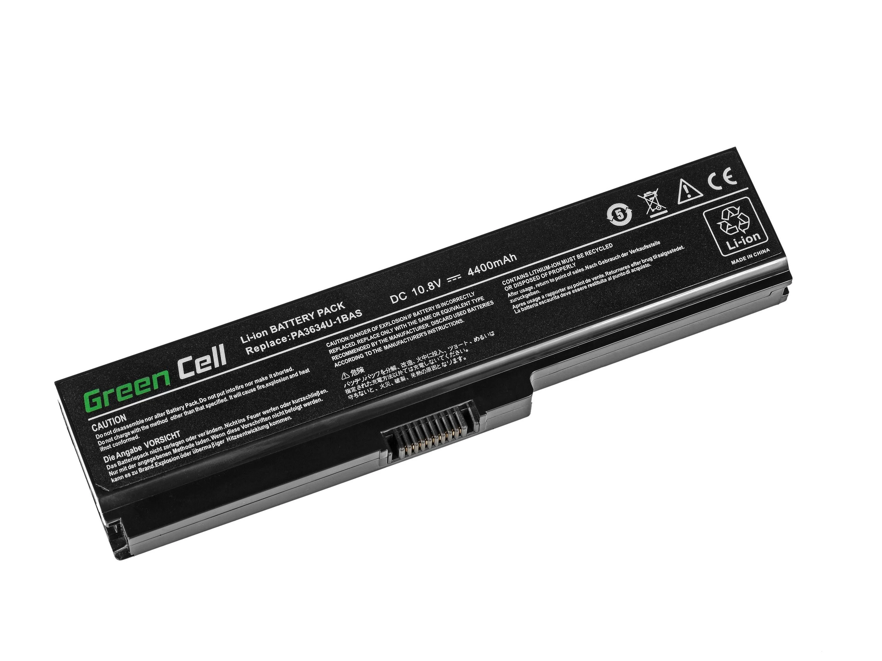 Green Cell Žalias Cell GREENCELL TS03V2 Baterija Žalias Cell PA3634U-1BRS, skirta Toshiba Satellite A660 A665 L650 L650D L655