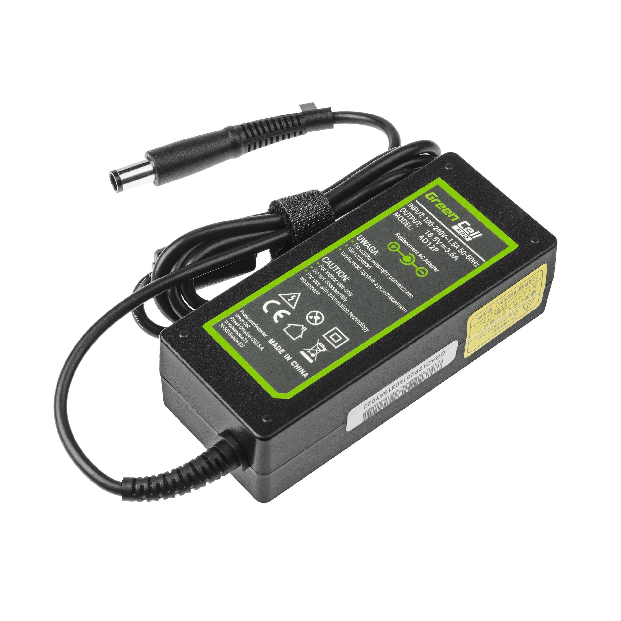 Įkroviklis Green Cell AD12P PRO 18.5V 3.5A 65W HP, Compaq