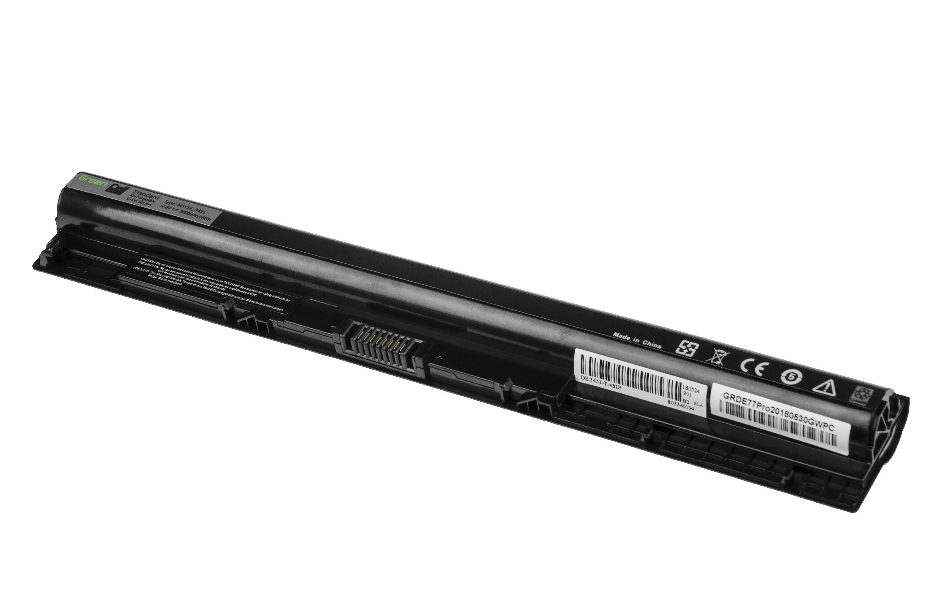 Green Cell Žalias Cell Žalias Cell PRO akumuliatorius, skirtas Dell Inspiron 3451 3555 3558 5551 5552 5555 / 14.4V 2600mAh