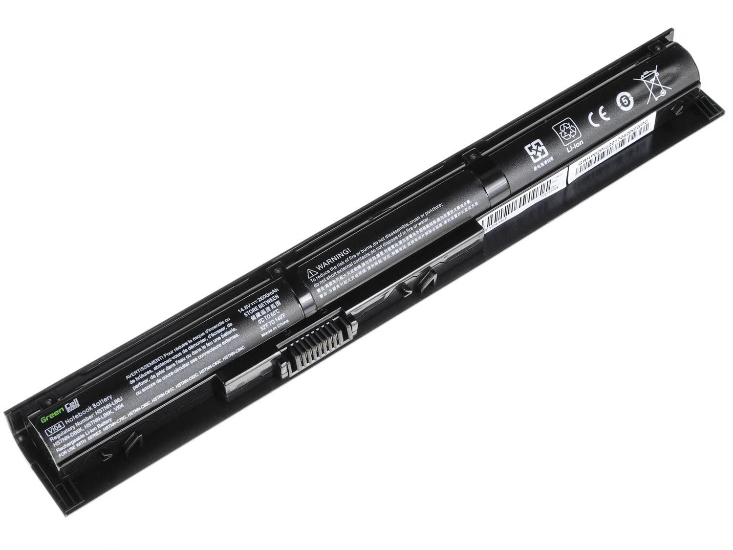 GREENCELL HP82PRO Baterija Žalias Cell PRO VI04 skirta HP ProBook 440 G2 450 G2, Pavilion 15-P 17-F
