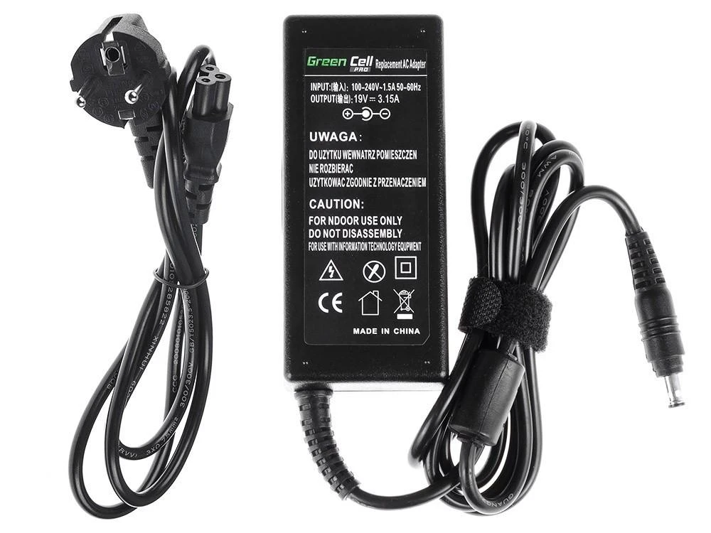 Nešiojamų kompiuterių įkroviklis Greencell AD20P PRO 60W 19V Samsung
