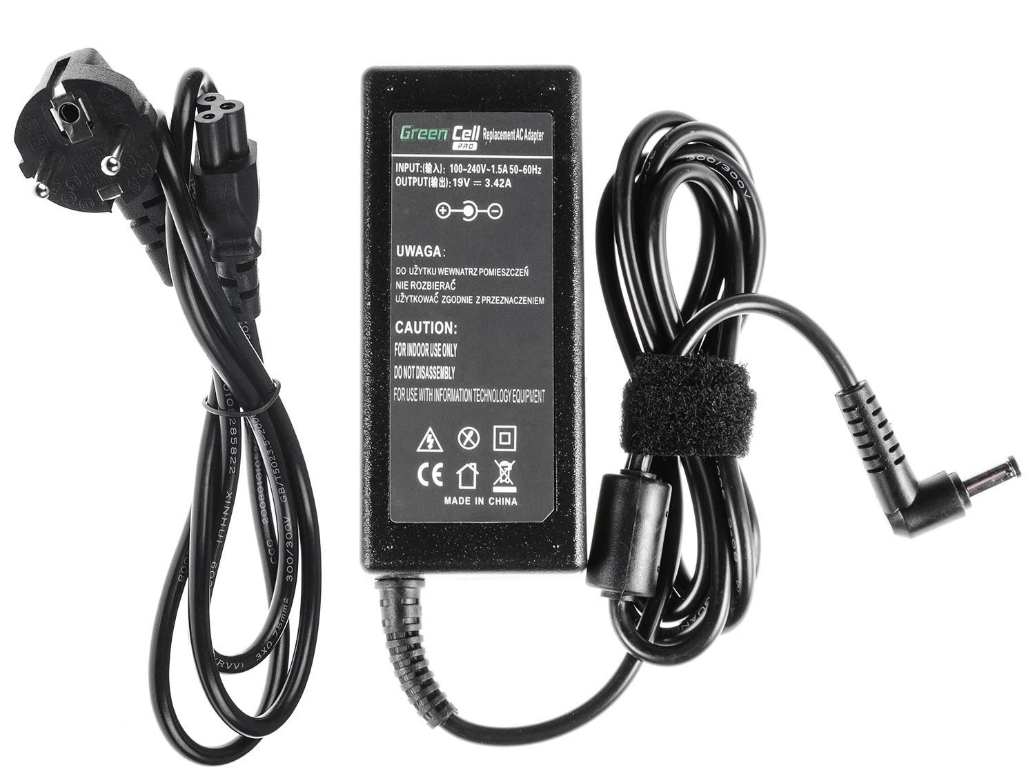 Nešiojamų kompiuterių įkroviklis Greencell AD25P PRO 65W 19V Toshiba, Asus