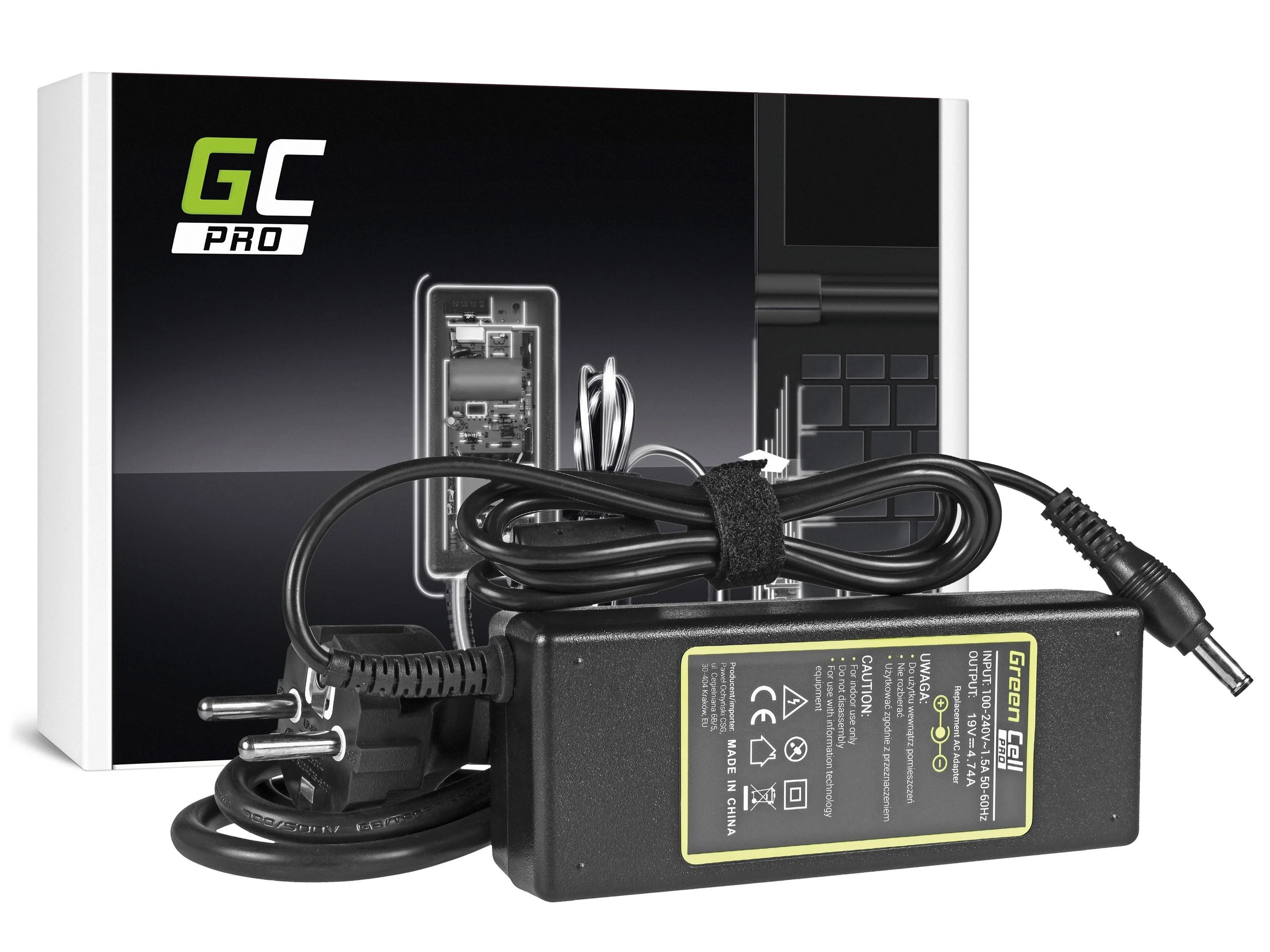 Green Cell Pro įkroviklis su kabeliu ir dėžute