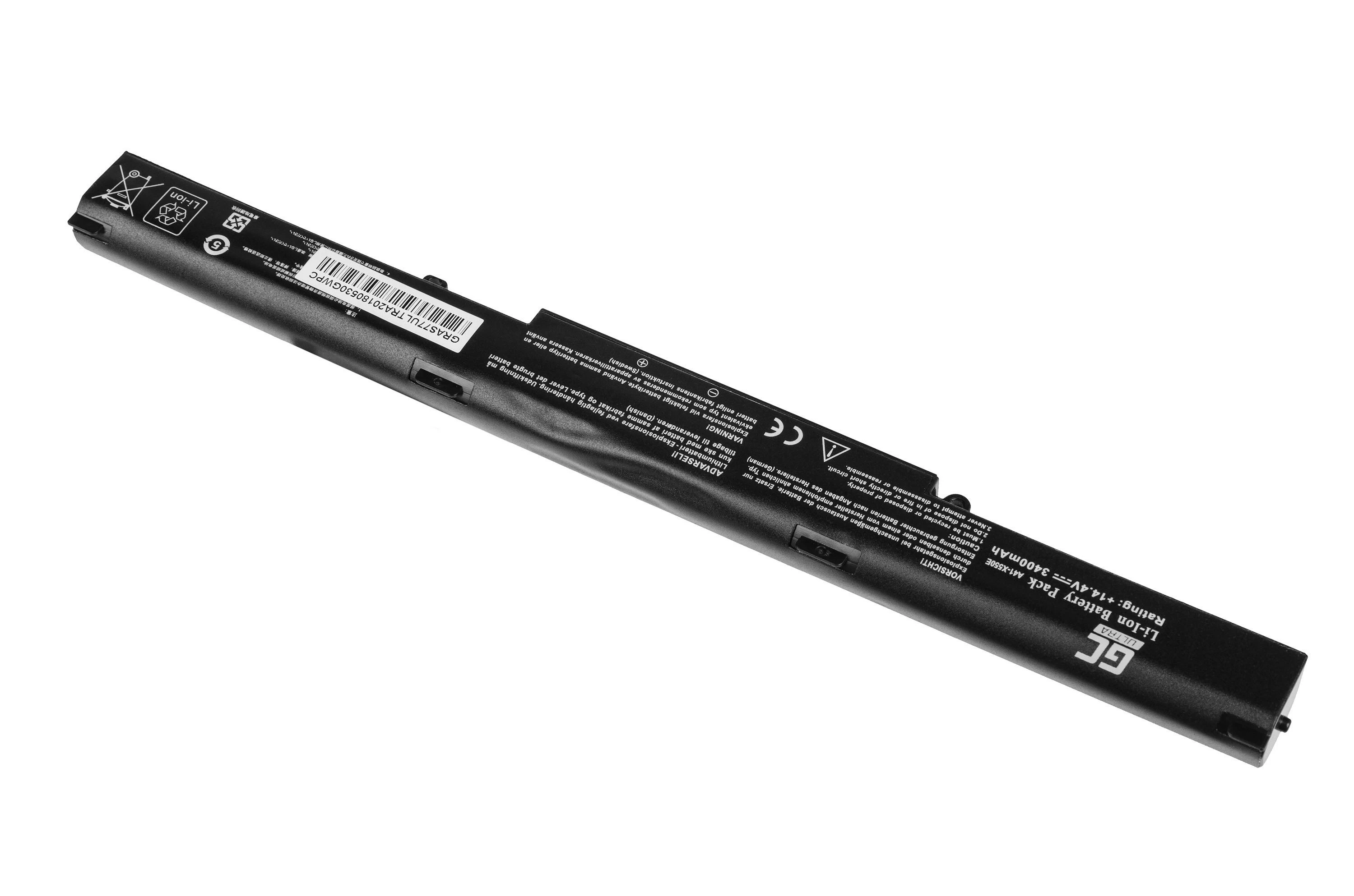 Žalias Cell GREENCELL Baterija, skirta Asus X550E 3400 mAh 4 c.