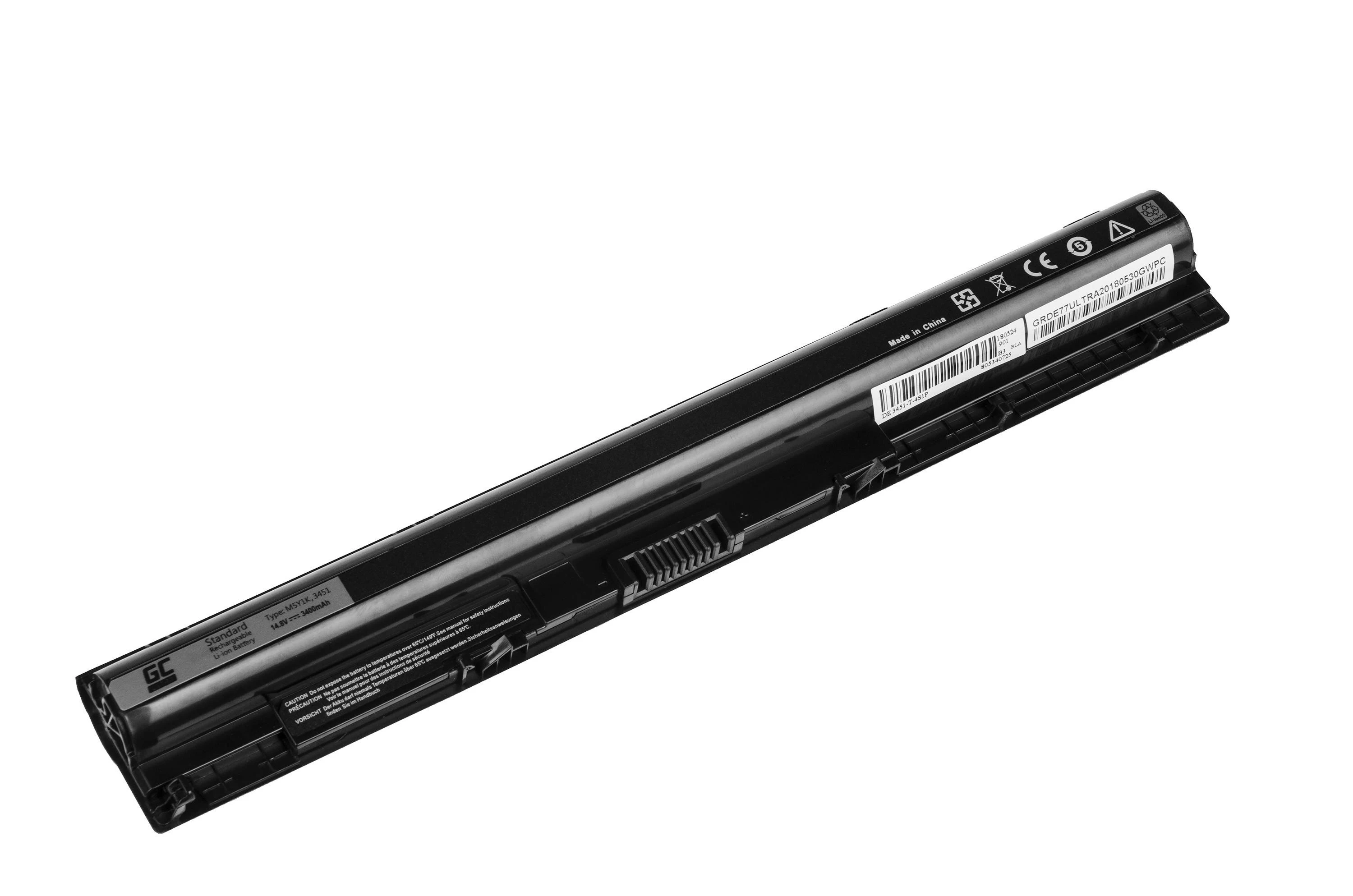 Green Cell Žalias Cell GREENCELL Baterija, skirta Dell M5Y1K 3400 mAh 4 c.