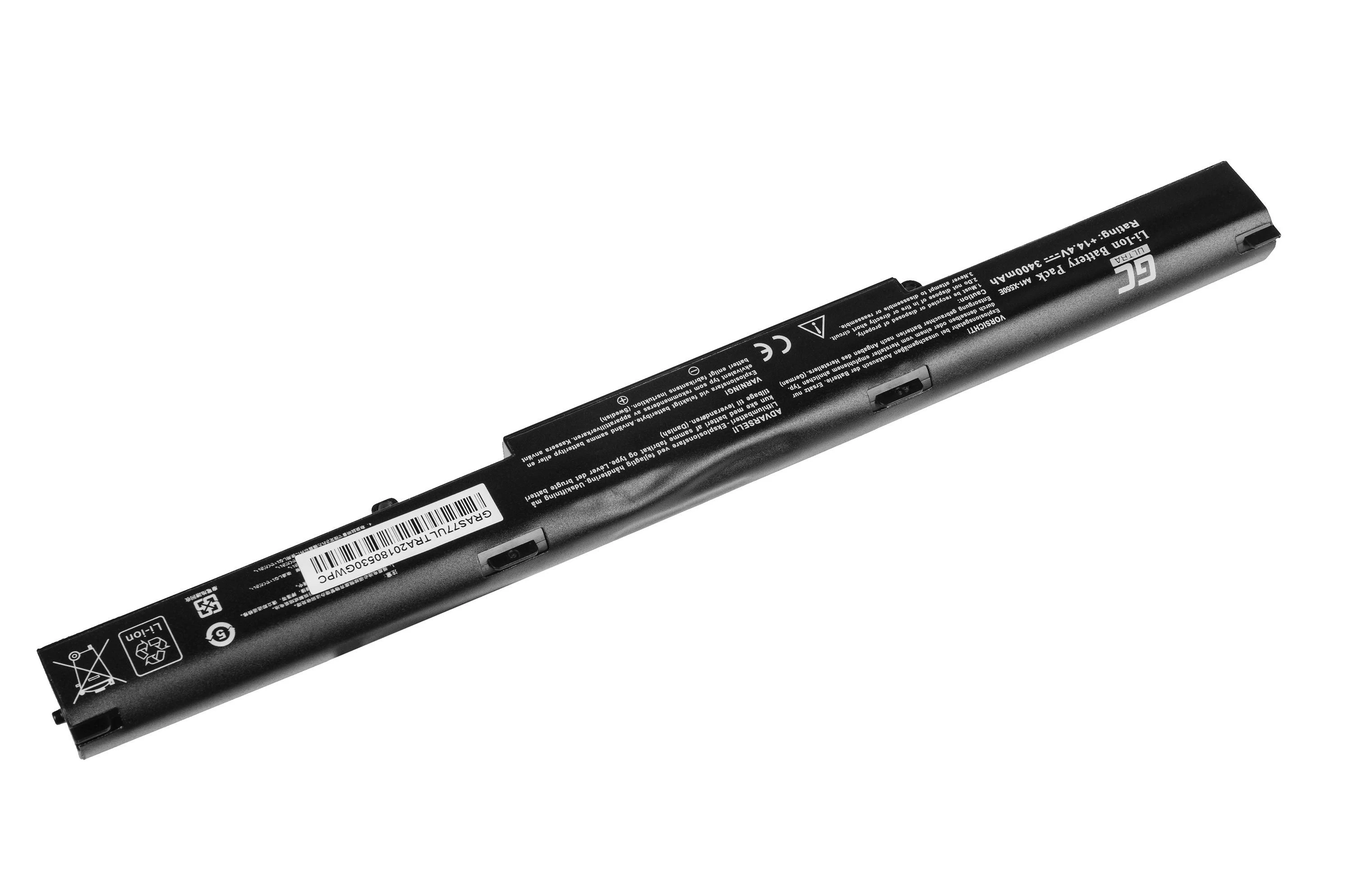 Žalias Cell GREENCELL Baterija, skirta Asus X550E 3400 mAh 4 c.