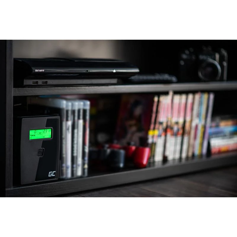 Green Cell Žalias Cell Žalias Cell ® UPS nepertraukiamo maitinimo šaltinis 600VA 360W su LCD ekranu