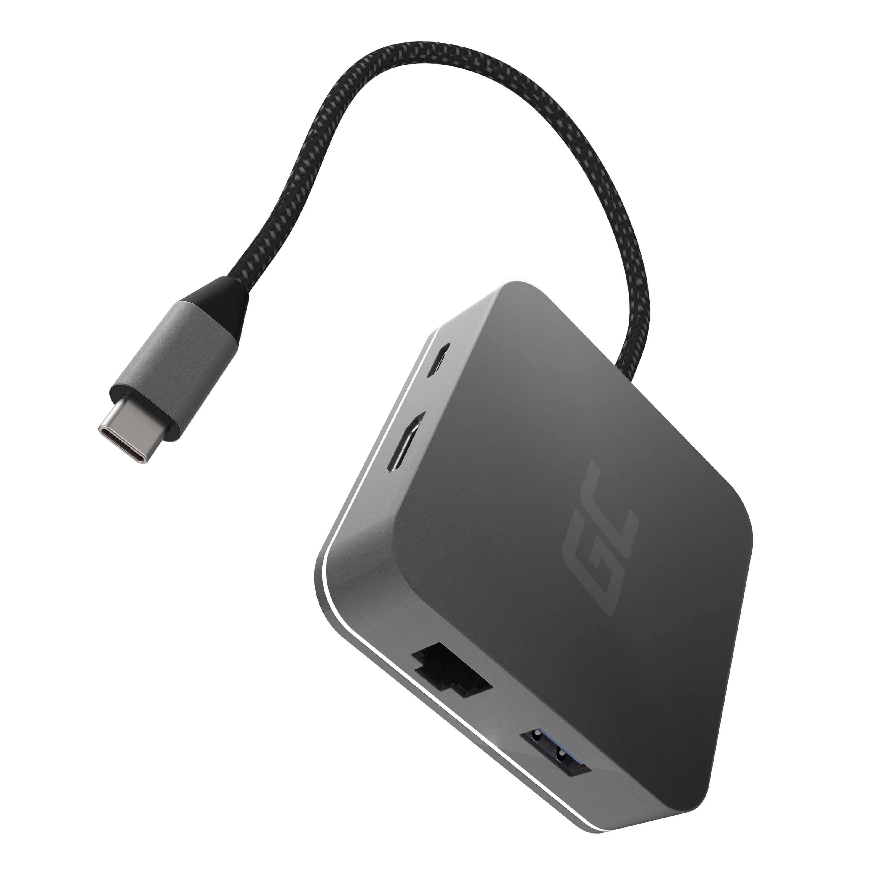 Green Cell HUB2 USB-C adapteris su laidu